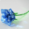 A crystal rose