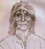 A Ronnie Wood drawing