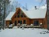 Log Cabin in the Mountains