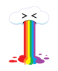barfing rainbows on your page