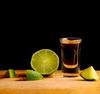 A shot of tequila