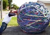 A big ball of yarn to play with.