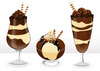 Chocolate ice cream set