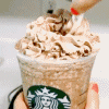 A Delicious Caramel Frappuccino 