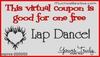 Coupon for Lap Dance