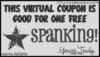 Coupon for Spanking