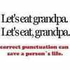 save lives, use commas
