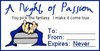 Night of Passion Coupon