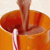 A Candy Cane Hot Chocolate