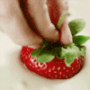 A White Chocolate Strawberry