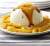 Vanilla panna cotta with  orange