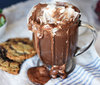Comforting gooey hot chocolate! 