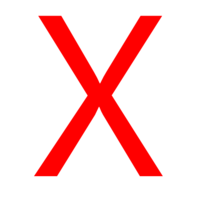 X over X
