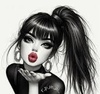 Miss kissy face